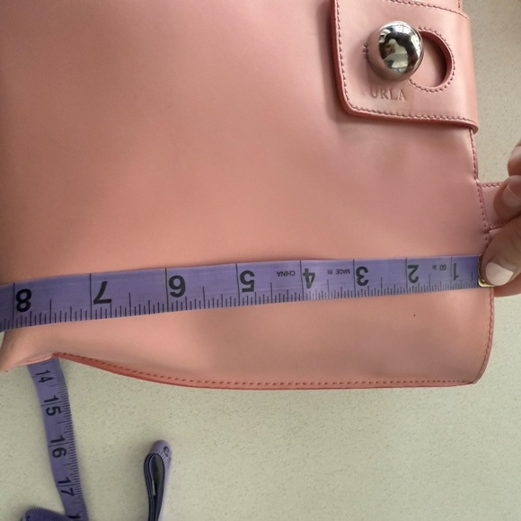 Furla Coral Pink Handbag - Picture 10 of 14